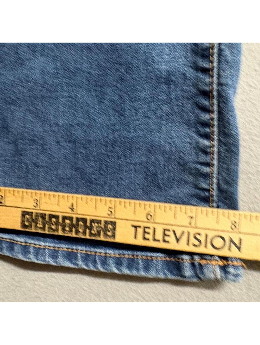 Roebuck and Co Bootcut Jeans Womens Size 2 Blue Denim Stretch Mid Rise - Picture 3 of 10